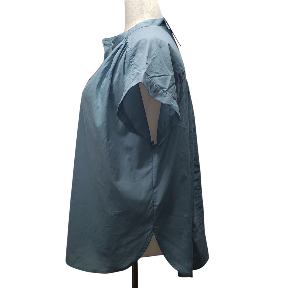 Universal Thread Periwinkle Blue Blouse XL Cap Sleeve Lightweight Cotton Top - Picture 4 of 9